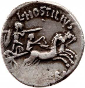Römische Republik: L. Hostilius Saserna (Galvano)